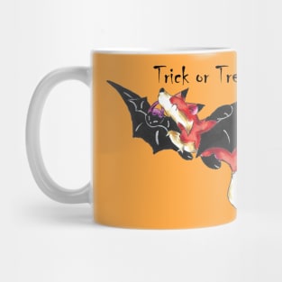 Flying Fox Trick or Treater (With Text) Mug